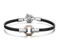 Bracelet Baraka Homme in Or Diamante Black BR361161RODN190008